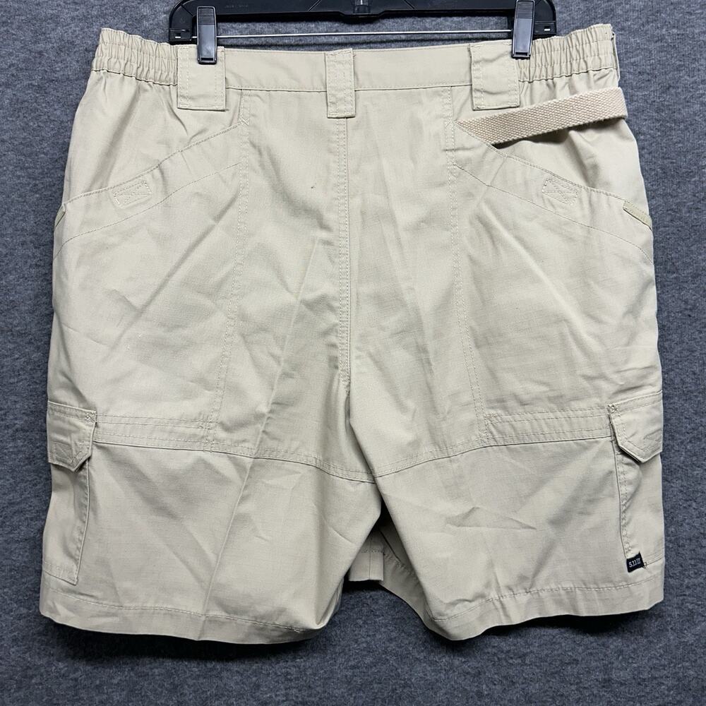 5.11 Tactical Shorts Mens Size 40 Tan Khaki Workwear Canvas Cargo 9" Inseam - Picture 4 of 6
